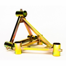 Modern Studio Pipe Vertical Truss Corner Bracket for 1 1/2" Pipe