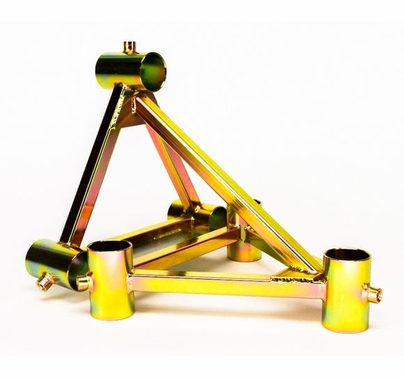 Modern Studio Pipe Vertical Truss Corner Bracket for 1 1/2" Pipe