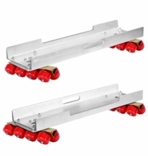 Modern Studio Skateboard Wheels with Channels Set of 2 - Soft Wheels