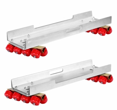 Modern Studio Skateboard Wheels with Channels Set of 2 - Soft Wheels