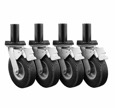 Modern Studio Speed-Wheels for 1-1/2" Pipe | Set of 4