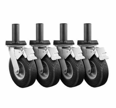 Modern Studio Speed-Wheels for 1-1/4" Pipe | Set of 4