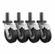 Modern Studio Speed-Wheels for 1-1/4" Pipe | Set of 4