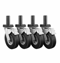 Modern Studio Speed-Wheels for 1-1/4" Pipe | Set of 4