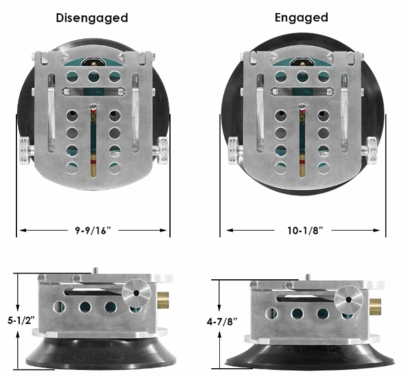 Modern Studio Suction Cup Camera Wedge Plate