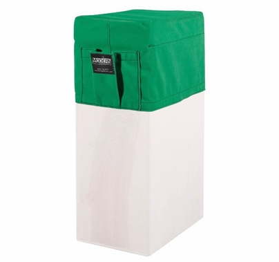 Modern Studio Vertical Apple Box Seat Cover with Pocket (Chroma Green)