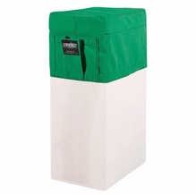 Modern Studio Vertical Apple Box Seat Cover with Pocket (Chroma Green)