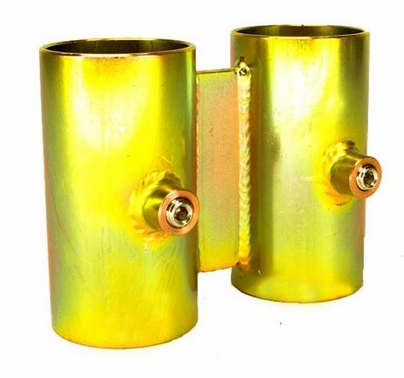 Modern Studio Wide Over And Under Bracket for 1 1/2" Pipe  016-4020