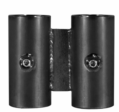 Modern Studio Wide Over And Under Bracket for 1 1/4" Pipe