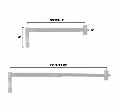 Modern Telescoping Junior Offset Arm