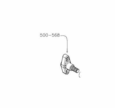 Mole Knob Tilt Lock Off  500-568P
