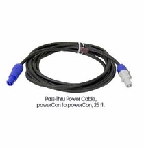 Mole Powercon to Powercon Pass Thru Cable 25ft