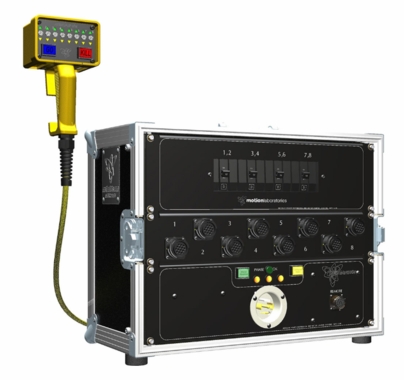 Motion Labs 8 Ch Hoist Controller L21-30 in/thru Ceep7 Out with Remote & ATA Case