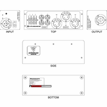Motion Labs Breakered Stringer Box L21-30 In/Thru, (2) Edison, (3) L6-30