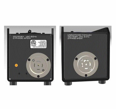 Motion Labs Breakered Stringer Box, Twist Lock L21-30 I/O X 6 Edison