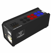 Motion Labs Breakered Stringer Box, Twist Lock L21-30 I/O X 6 Edison