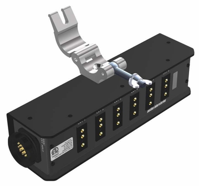 Motion Labs Non-Breakered Stringer Box,19 Pin X 6 Stage Truss Mnt