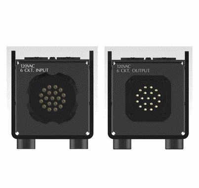 Motion Labs Non-Breakered Stringer Box,19 Pin X 6 Stage Truss Mnt