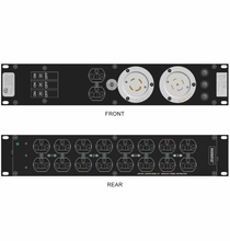 Motion Labs Rac Pac 2RU, L21-30 In/Thru, Aux Edison Duplex