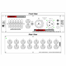 Motion Labs Rac Pac 3RU 50A 125/250V California CS6375/CS6369 to Edison