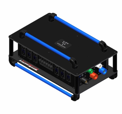 Motion Labs Stackable Single Tier Distro Box Cam RGN to (12) Edison GFCI 20A