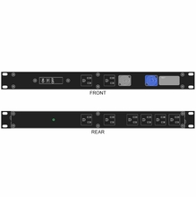 Motion Rac Pac 1RU, 20A PowerCon In/Thru 8x 15A Edison