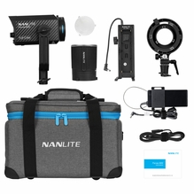 Nanlite Forza 60C RGBLAC LED Kit w/ Battery Grip and Bowens S-Mount Adapter
