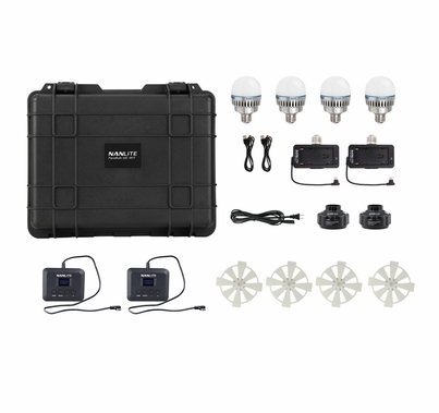 Nanlite PavoBulb 10C RGBWW LED Bulb 4-Light Kit