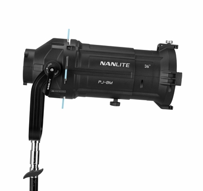 Nanlite Projection Atttachment Bowens Mount with 36 Degree Lens