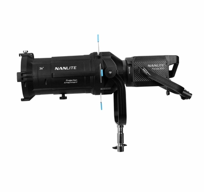 Nanlite Projection Atttachment Bowens Mount with 36 Degree Lens