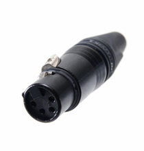 Neutrik 4 Pin XLR Gold Inline Female Connector