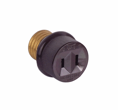 Pig Nose Adapter Medium Base to Edison,  Eagle 808