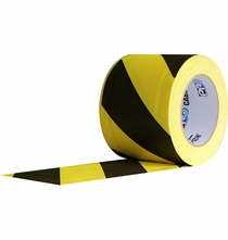 Pro Cable Path Tunnel Tape Black / Yellow 4 Inch
