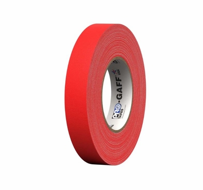 Pro-Gaff Red 1 Inch Camera Tape Roll 1"x55yds