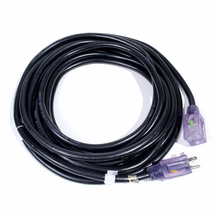 Pro Glo BLACK Extension Cord 12/3 100ft
