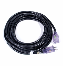 Pro Glo BLACK Extension Cord 12/3 100ft