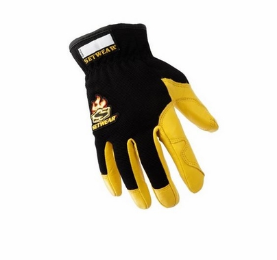 Pro Leather Lighting Gloves Black / Tan