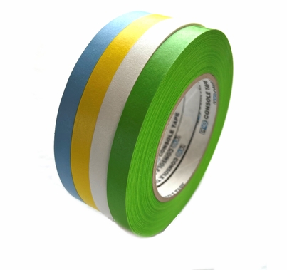 Pro Tape Console Paper Spike Tape 1/2" x 60yd Roll (4) Pack