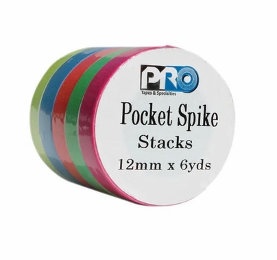 Pro Tape Pocket Spike Tape Fluorescent Stack 1/2" x 6 Yards