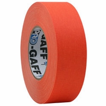 Pro Tapes Pro-Gaff Fluorescent Neon Orange Gaffer Tape 2"x45yds