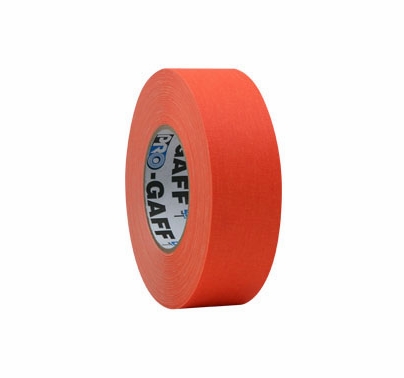 Pro Tapes Pro-Gaff Fluorescent Neon Orange Gaffer Tape 2"x45yds