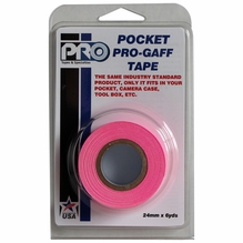 ProTape Pocket Pro Gaff Tape 1"x6yds - Fluorescent Pink