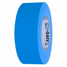 ProTape Pro-Gaff Fluorescent Blue Gaffers Tape 2" x 50 Yards