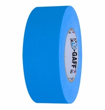 ProTape Pro-Gaff Fluorescent Blue Gaffers Tape 2" x 50 Yards