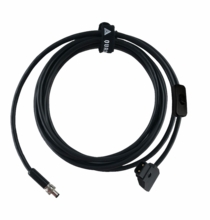 Quasar 6ft DC 2.1mm Locking to Male PTAP Battery Cable 