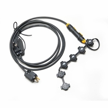 Quasar T8 6 Lamp Power Adapter Cable Polarized 