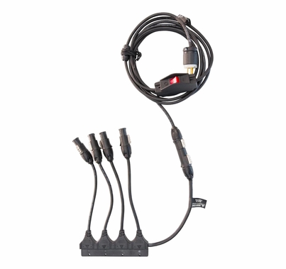 Quasar True1 Multibank Power Adapter w/ Switch  | 4 Bank