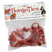 Red Bongo Ties Package of 10 Cable Ties