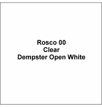 Rosco 00 Dempster Open White Lighting Gel Sheet 20"x24"