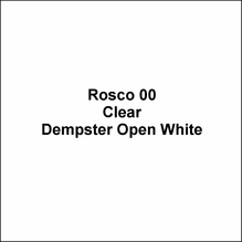 Rosco 00 Dempster Open White Lighting Gel Sheet 20"x24"
